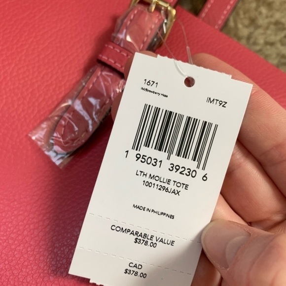 Gorgeous Coach Peyton Drawstring Pink Leather Carryall 💗 - Picture 5 of 9